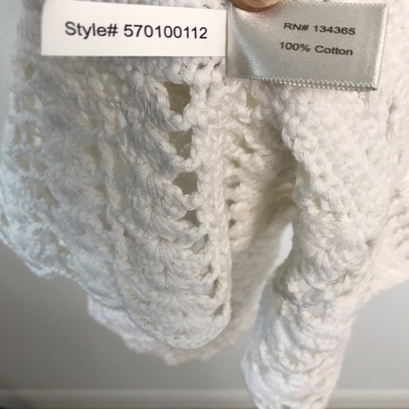 Boston Proper Stitch Jewel Crystal Button Cardigan - Picture 7 of 7